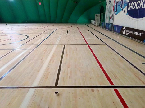 Строительство баскетбольной площадки