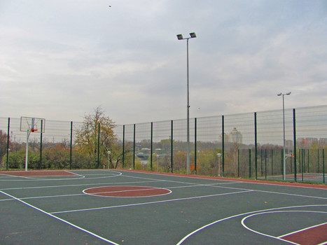 Строительство баскетбольной площадки