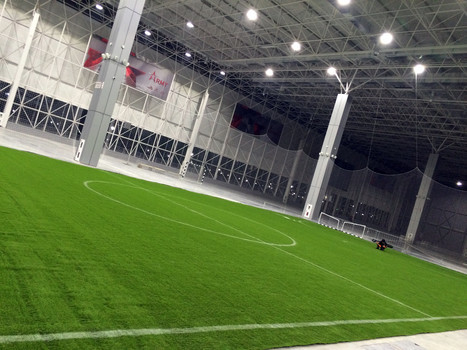 Строительство футбольного зала