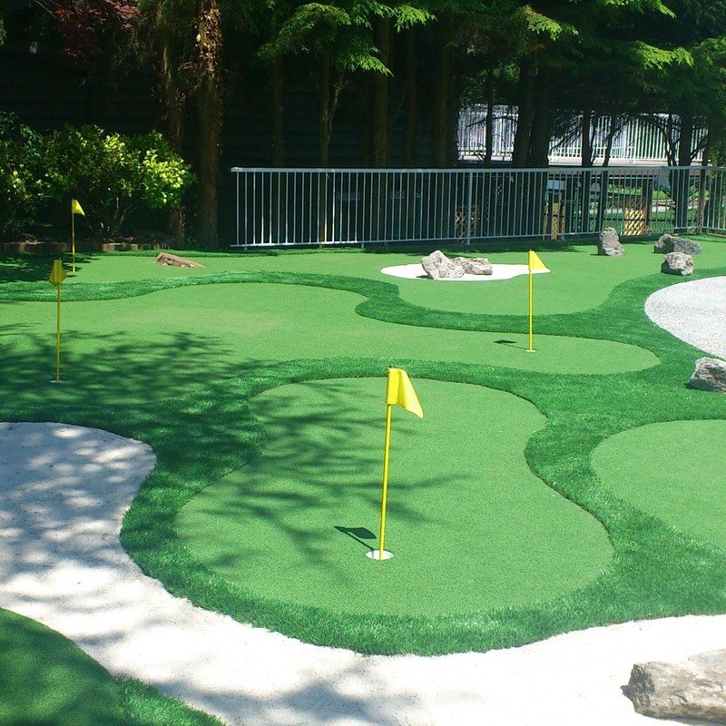 Строительство площадки для гольфа