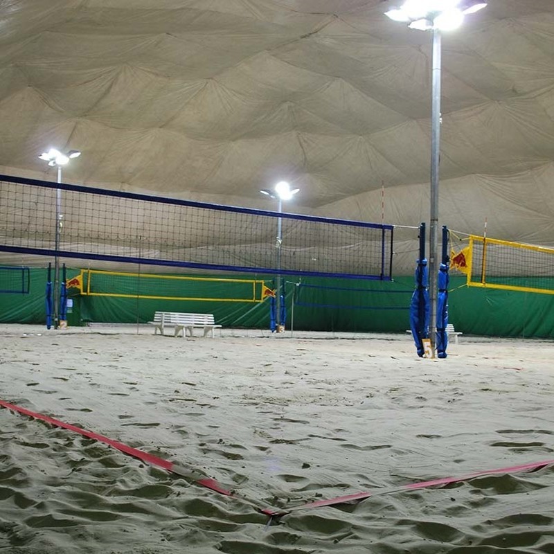 Строительство площадки для пляжного спорта