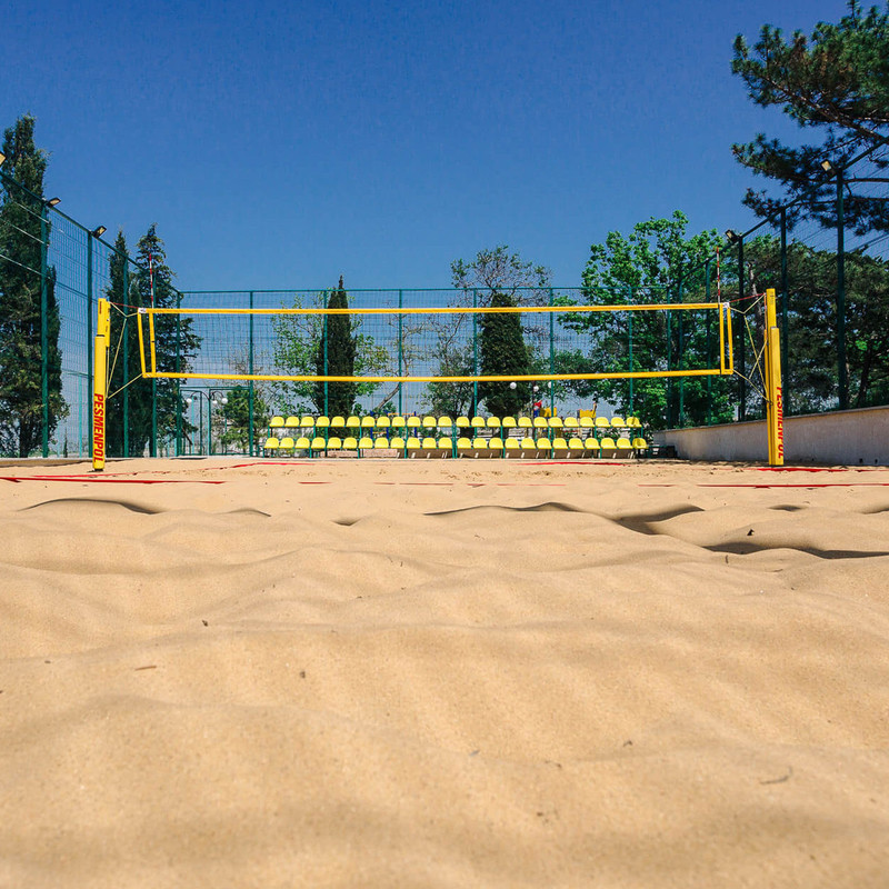 Строительство площадки для пляжного волейбола