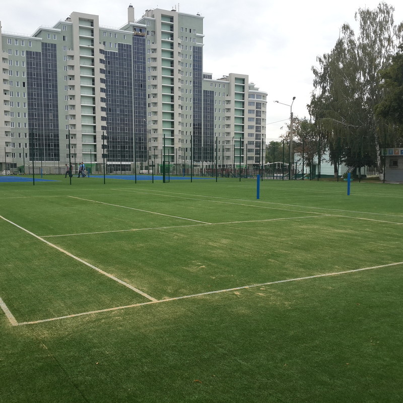 Строительство теннисного корта