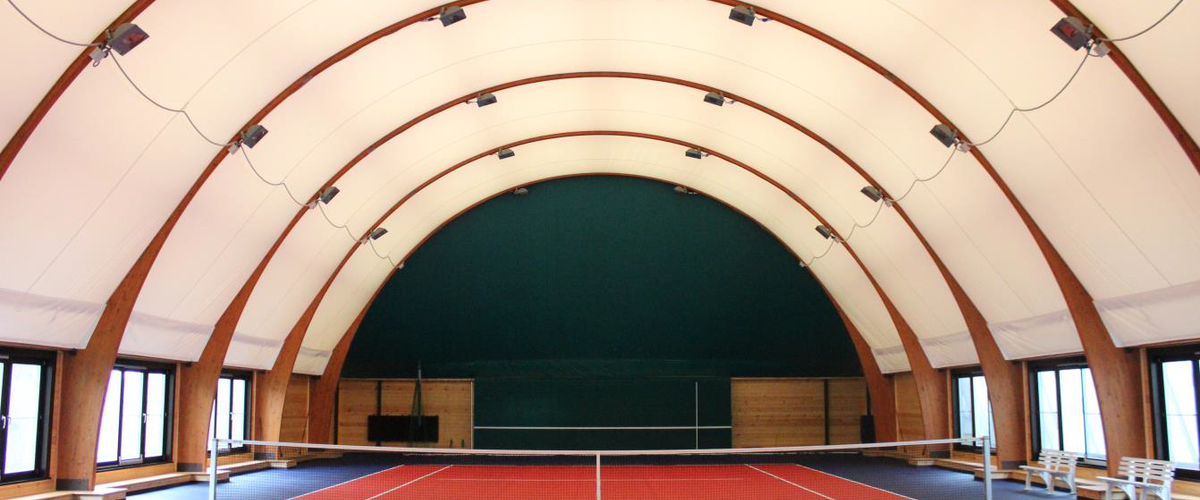 Строительство теннисных полей