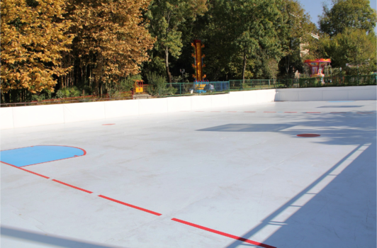 Заливка катка